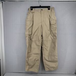 5.11 Tactical Pants Mens 34x30 Tan Cargo Utility Work Outdoor Law Enforcement